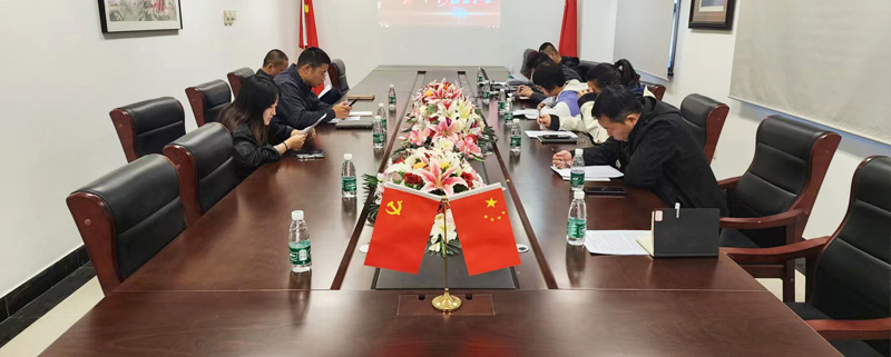 中共中民公司党委召开党纪学习会